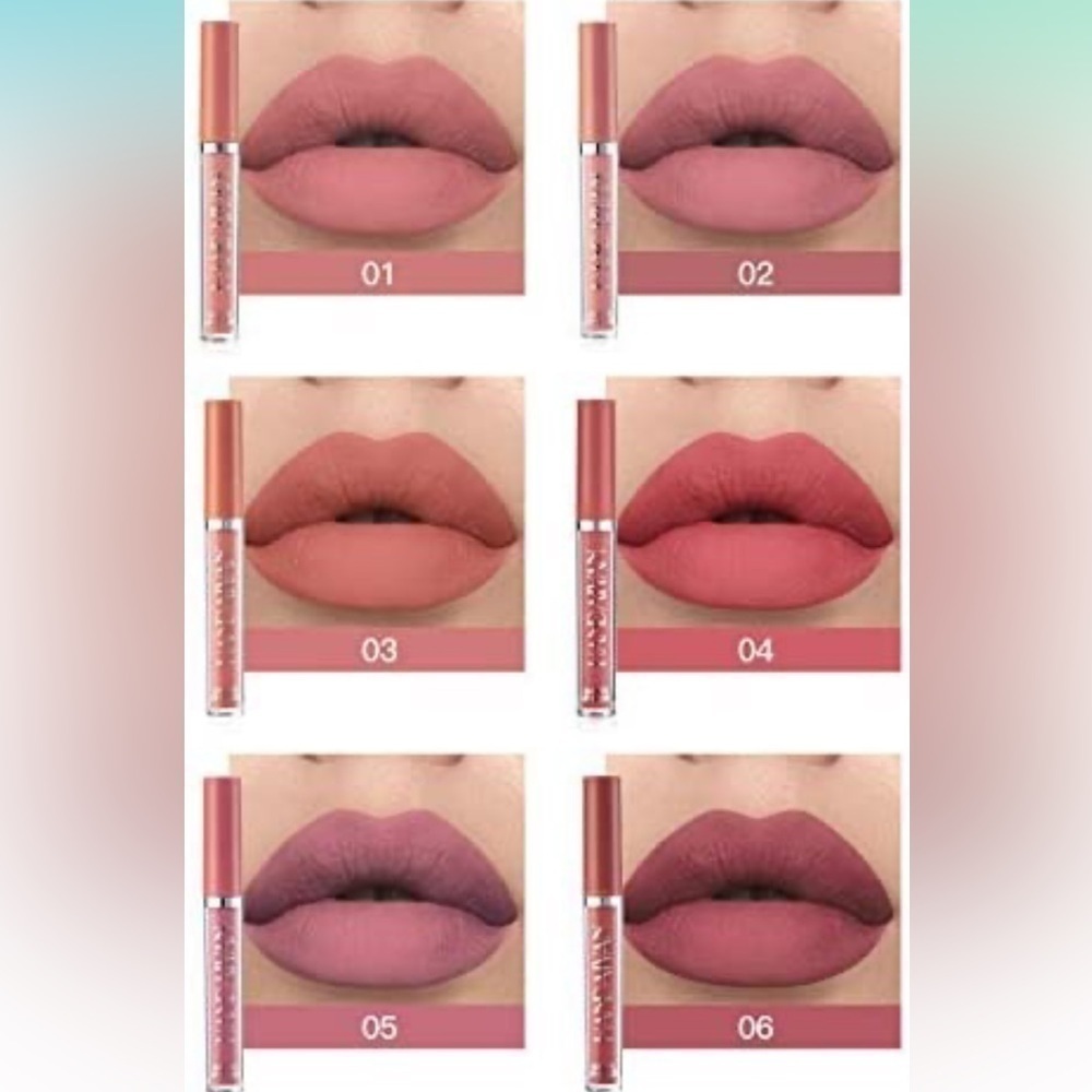 Matte liquid Long-Lasting Wear Non-Stick Matte Liquid Lipstick Makeup Set